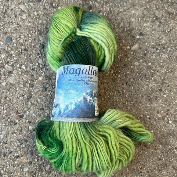 Magallanes Green Wool Yarn 100% Wool Made in Chile One Skein Color 305 - Picture 1 of 6